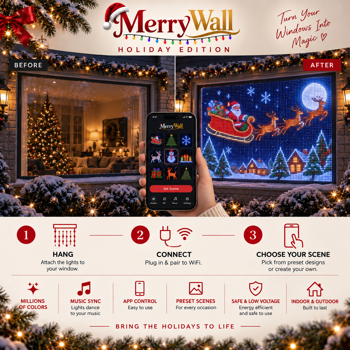 MerryWall™ Magic Light